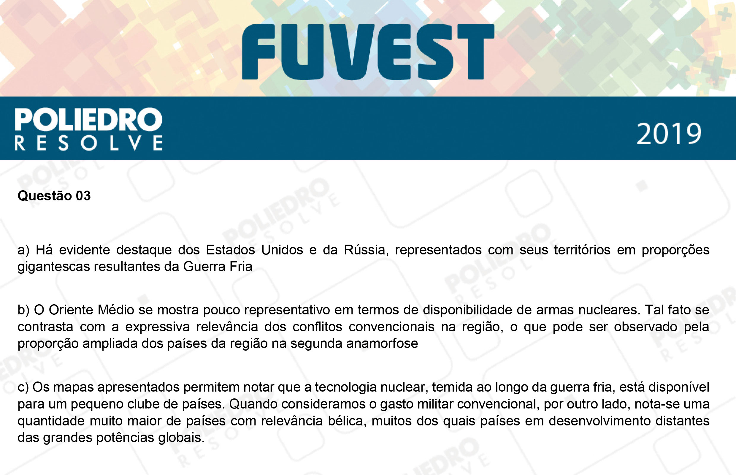 Dissertação 3 - 2ª Fase - 2º Dia - FUVEST 2019