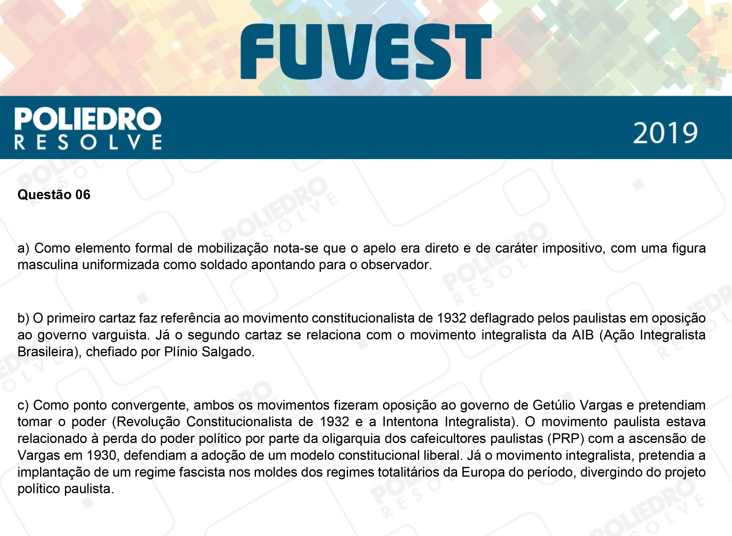 Dissertação 6 - 2ª Fase - 2º Dia - FUVEST 2019