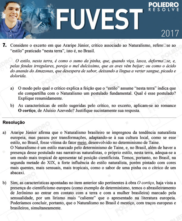 Dissertação 7 - 2ª Fase - 1º Dia - FUVEST 2017