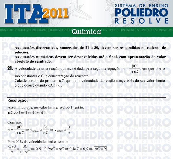 Dissertação 21 - Química - ITA 2011