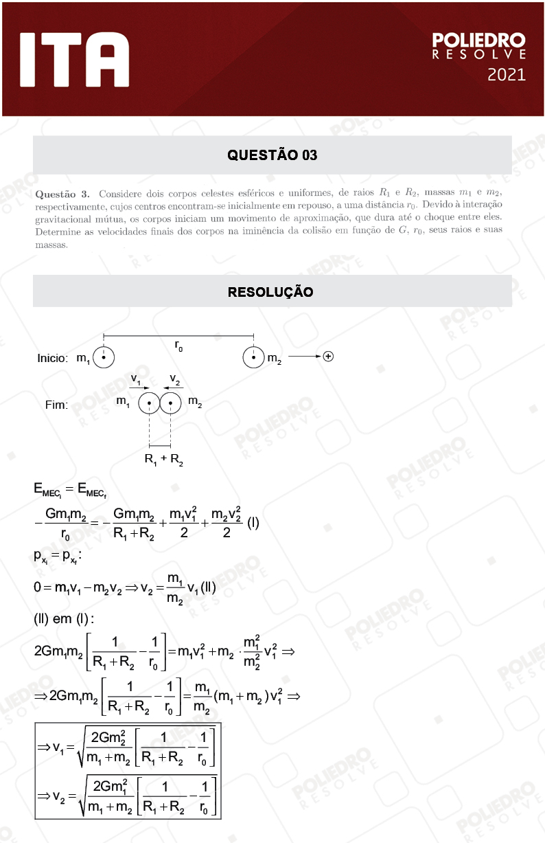 Dissertação 3 - 2ª Fase - 2º Dia - Fís/Red - ITA 2021