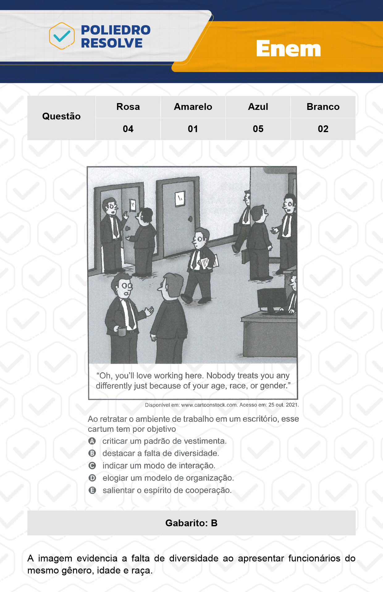 Questão 1 - Dia 1 - Prova Amarela - Enem 2023