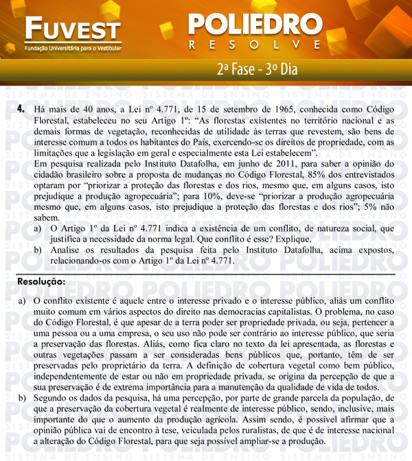 Dissertação 4 - 2ª Fase 3º Dia - FUVEST 2012