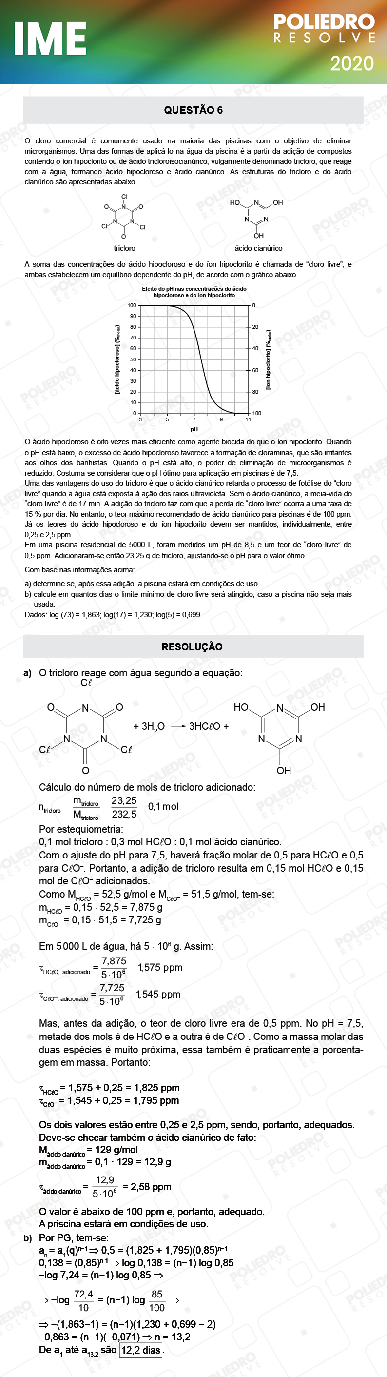 Dissertação 6 - 2ª Fase - Química - IME 2020