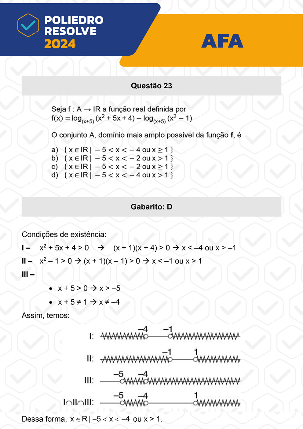 Questão 23 - Prova Modelo A - AFA 2024