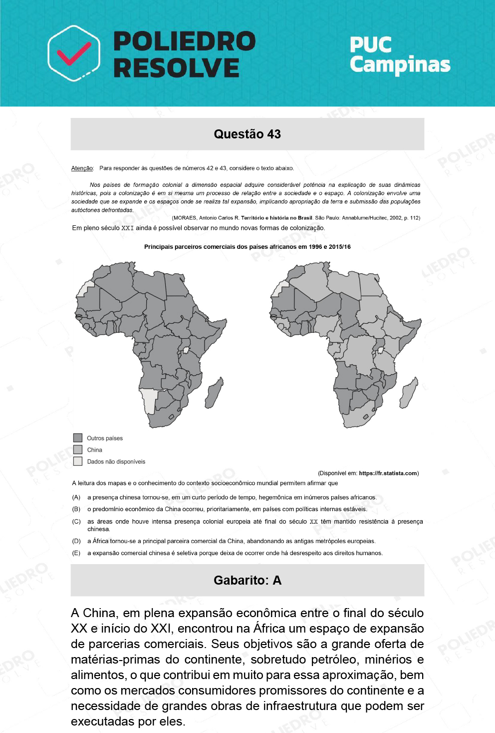 Questão 43 - Direito - PUC-Campinas 2022