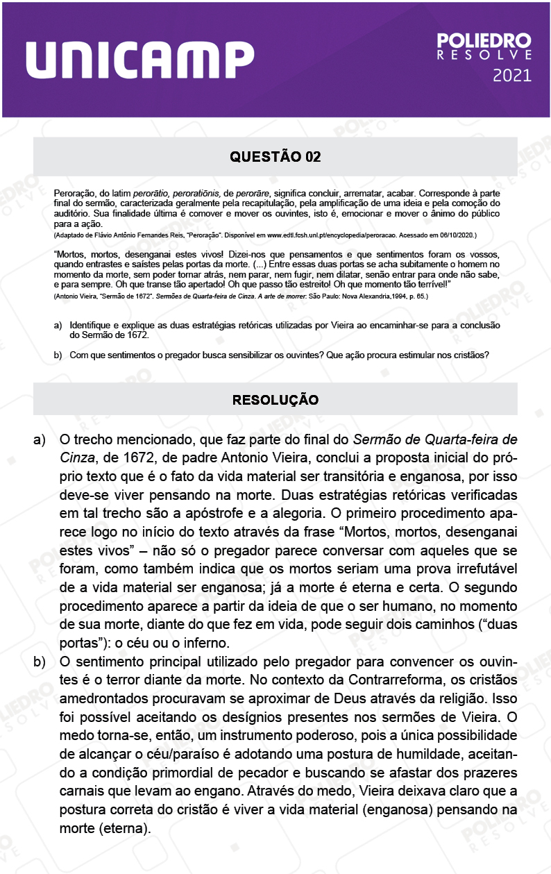 Dissertação 2 - 2ª Fase - 1º Dia - UNICAMP 2021