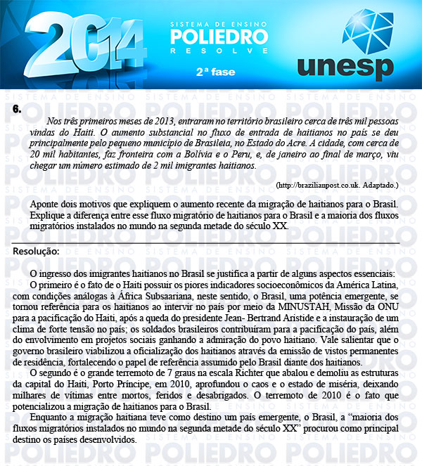 Dissertação 6 - 2ª Fase - UNESP 2014