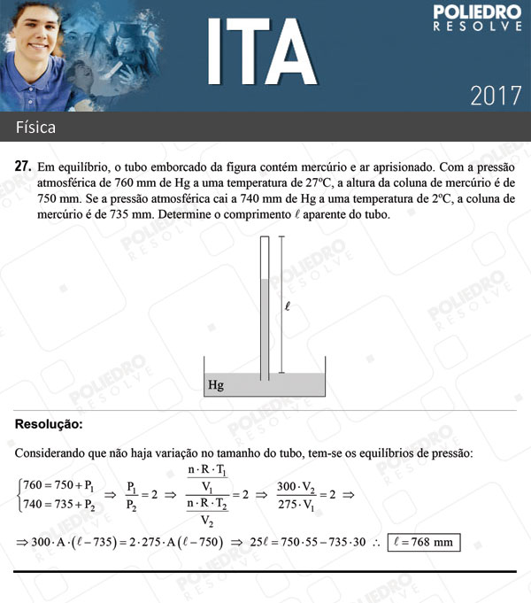 Dissertação 27 - Física - ITA 2017