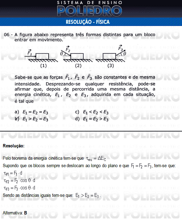 Questão 6 - Física e Português - AFA 2010