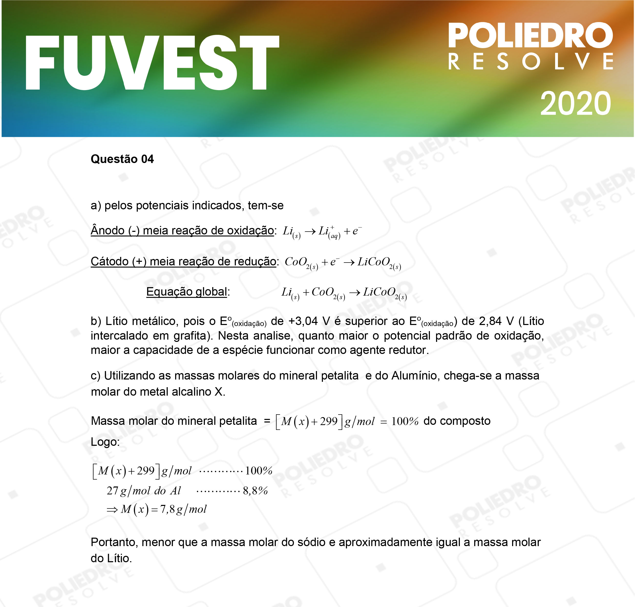 Dissertação 4 - 2ª Fase - 2º Dia - FUVEST 2020