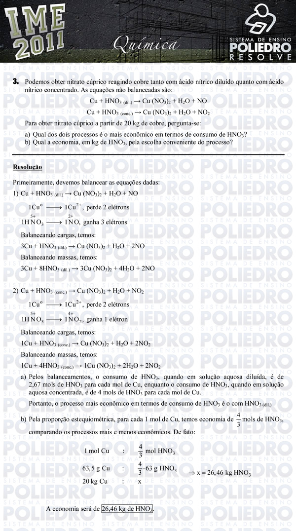 Dissertação 3 - Química - IME 2011