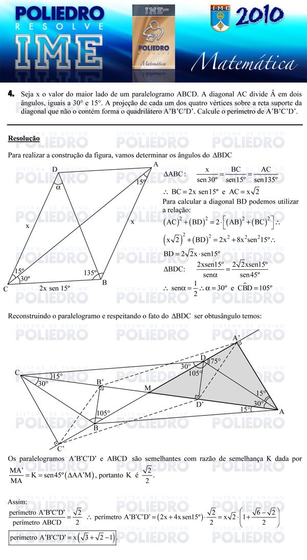 Dissertação 4 - Matemática - IME 2010