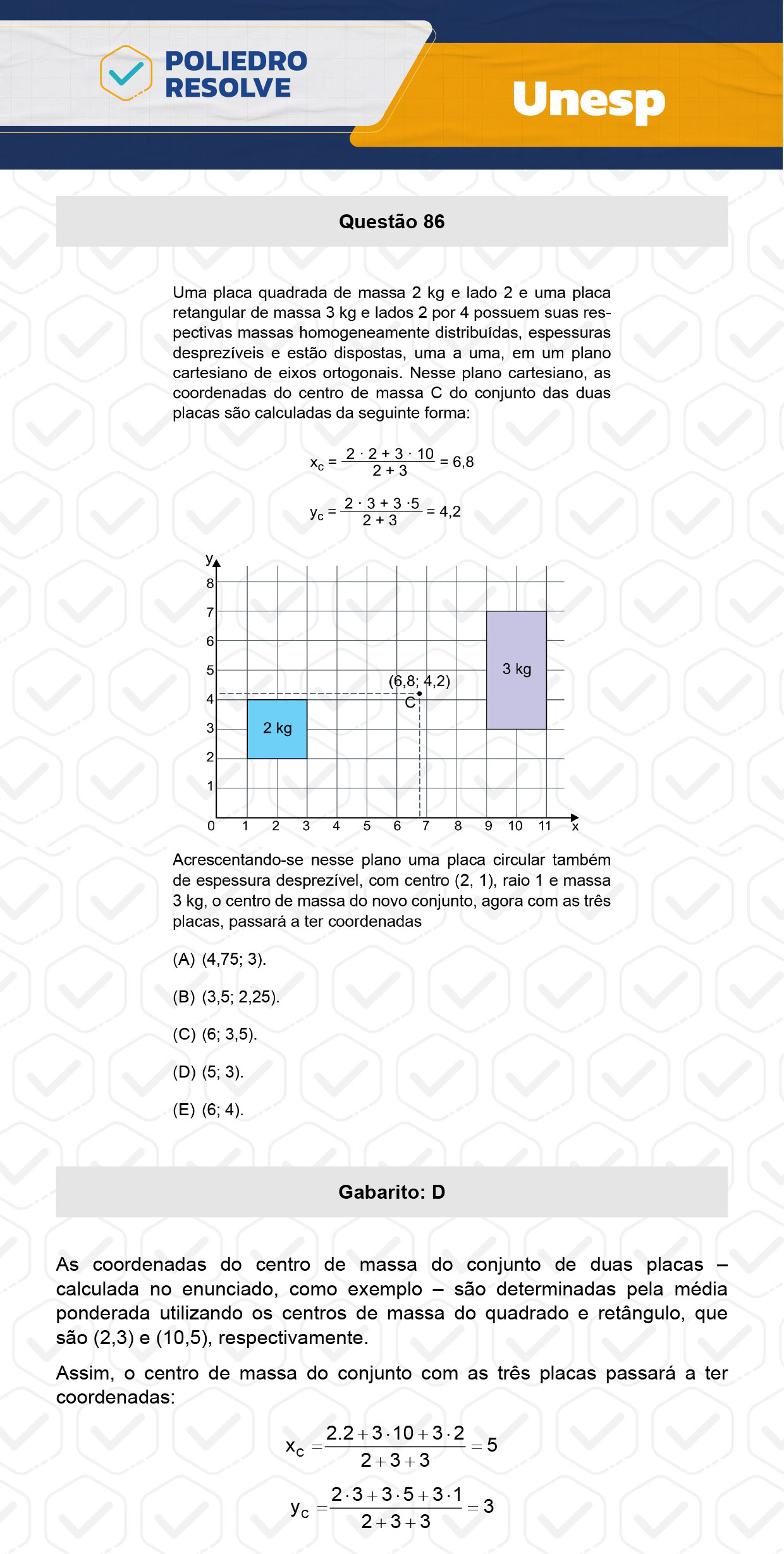 Questão 86 - 1ª Fase - UNESP 2024