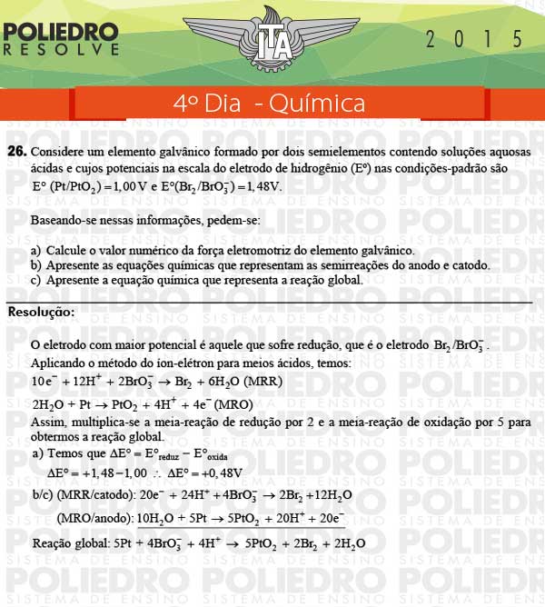 Dissertação 26 - Química - ITA 2015