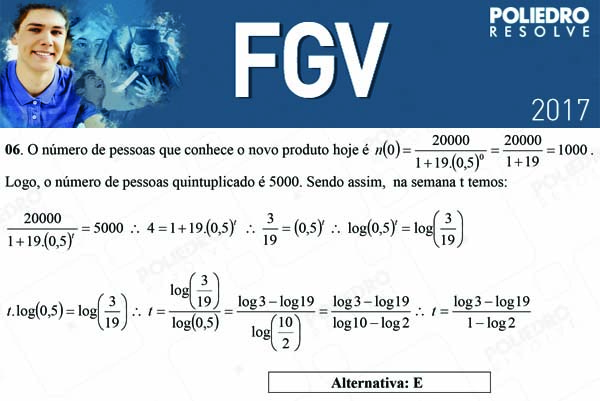 Questão 6 - Objetivas - 2017.1 - FGV 2017