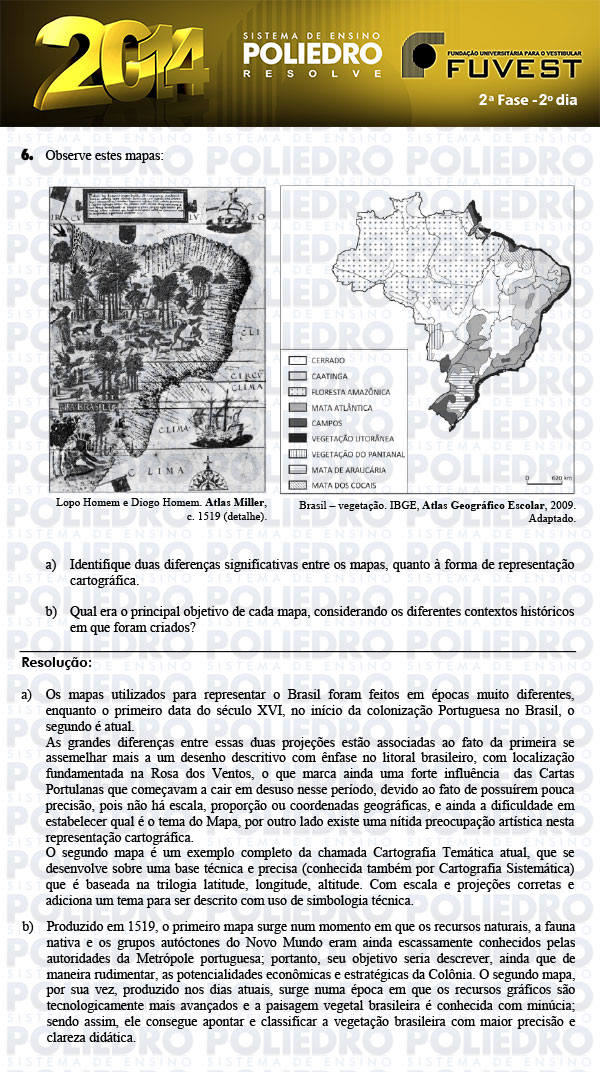 Dissertação 6 - 2ª Fase 2º Dia - FUVEST 2014