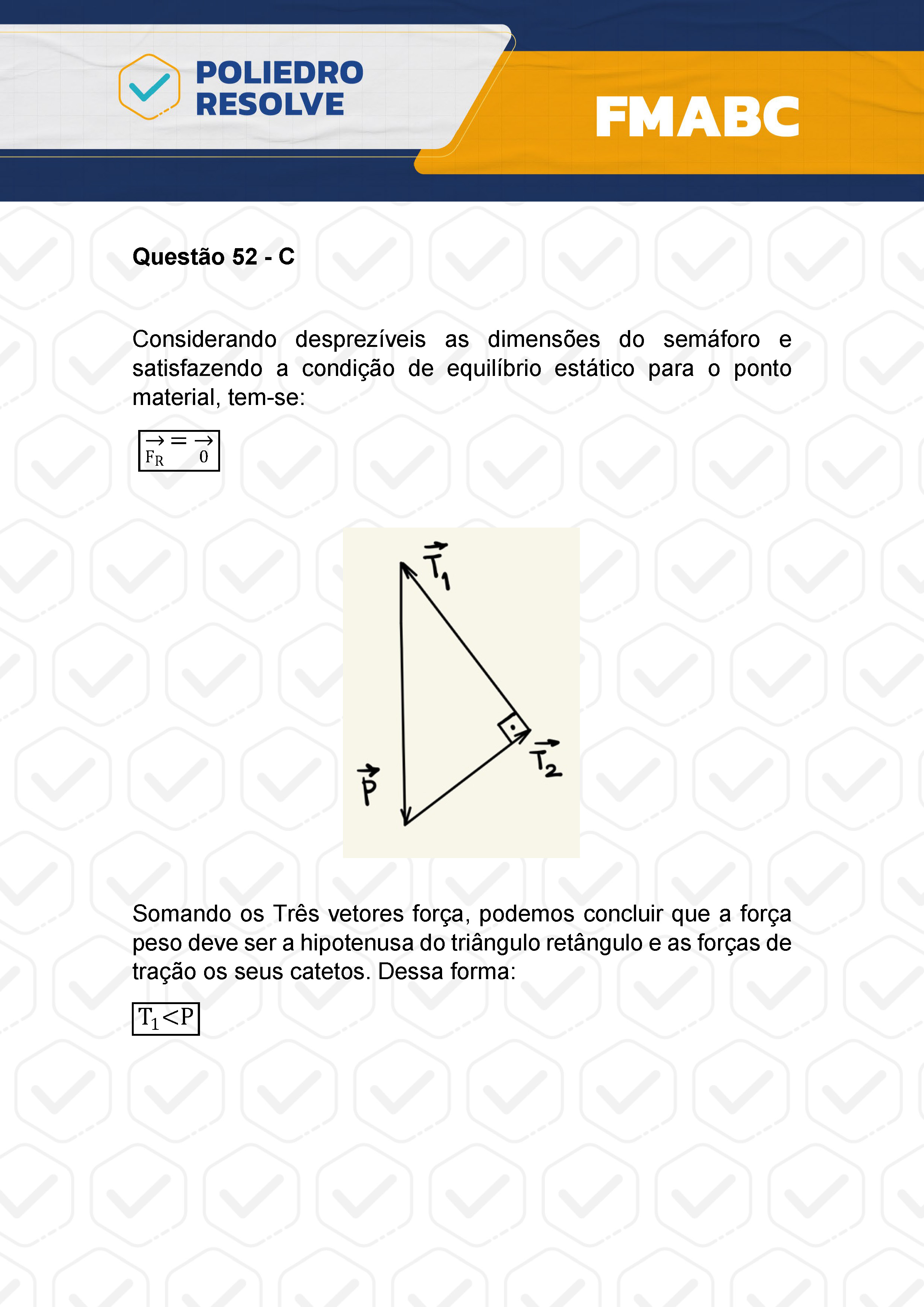 Questão 52 - Fase única - FMABC 2024