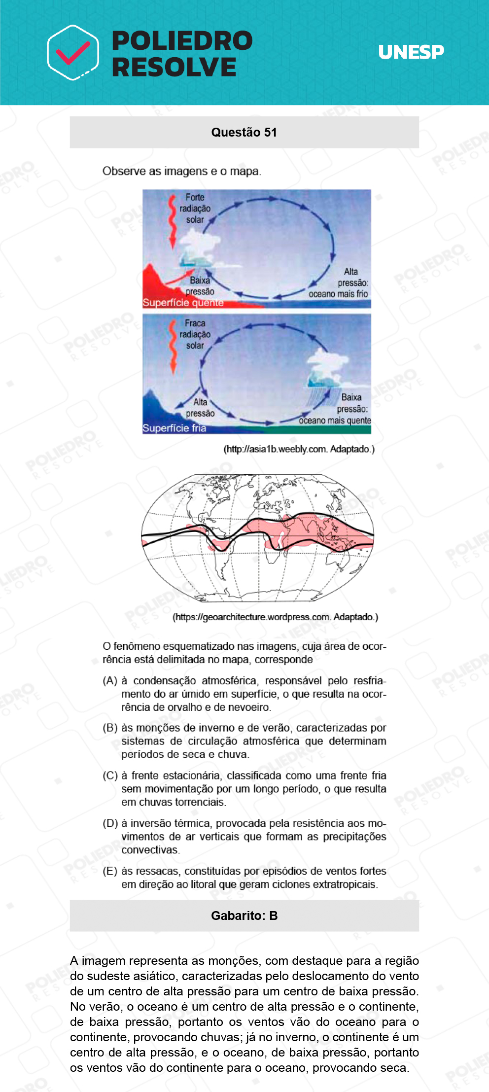 Questão 51 - 1ª Fase - Biológicas - UNESP 2022