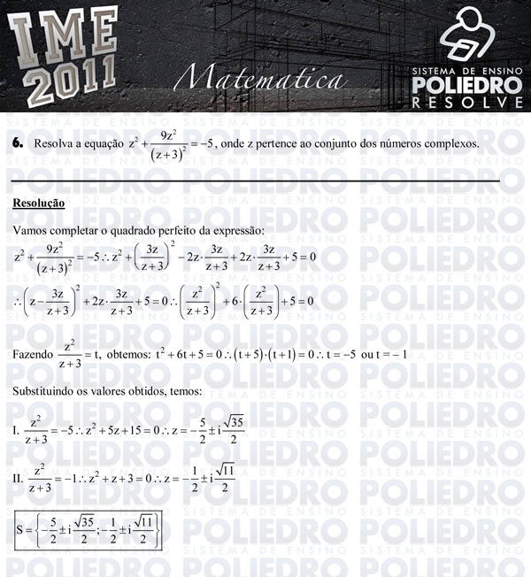 Dissertação 6 - Matemática - IME 2011