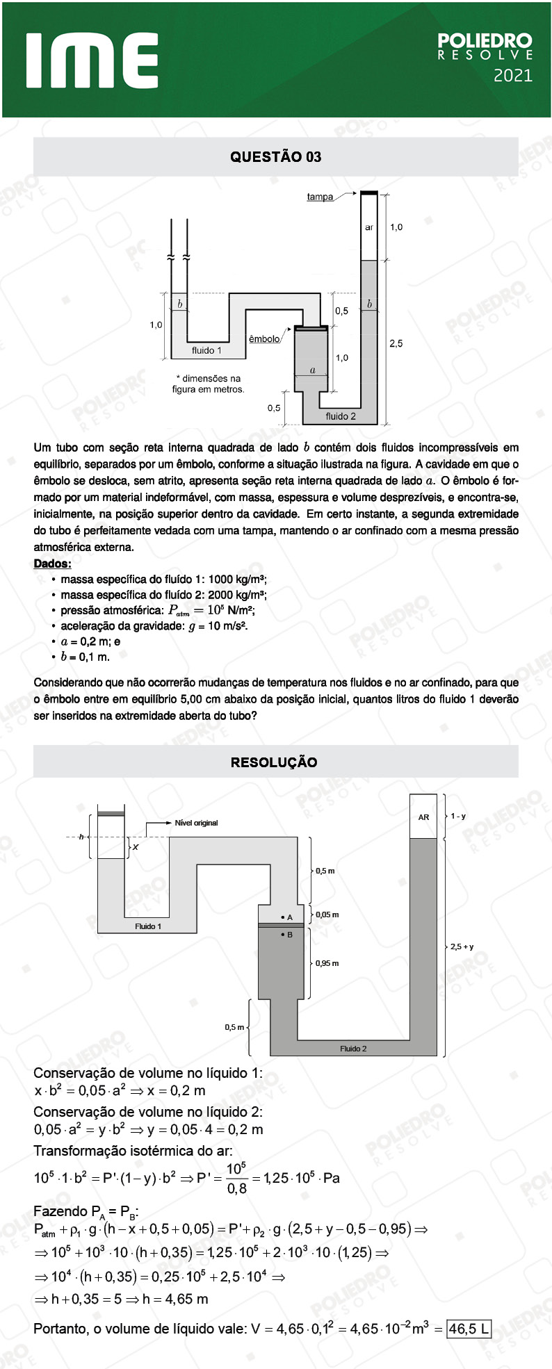 Dissertação 3 - 2ª Fase - Física - IME 2021