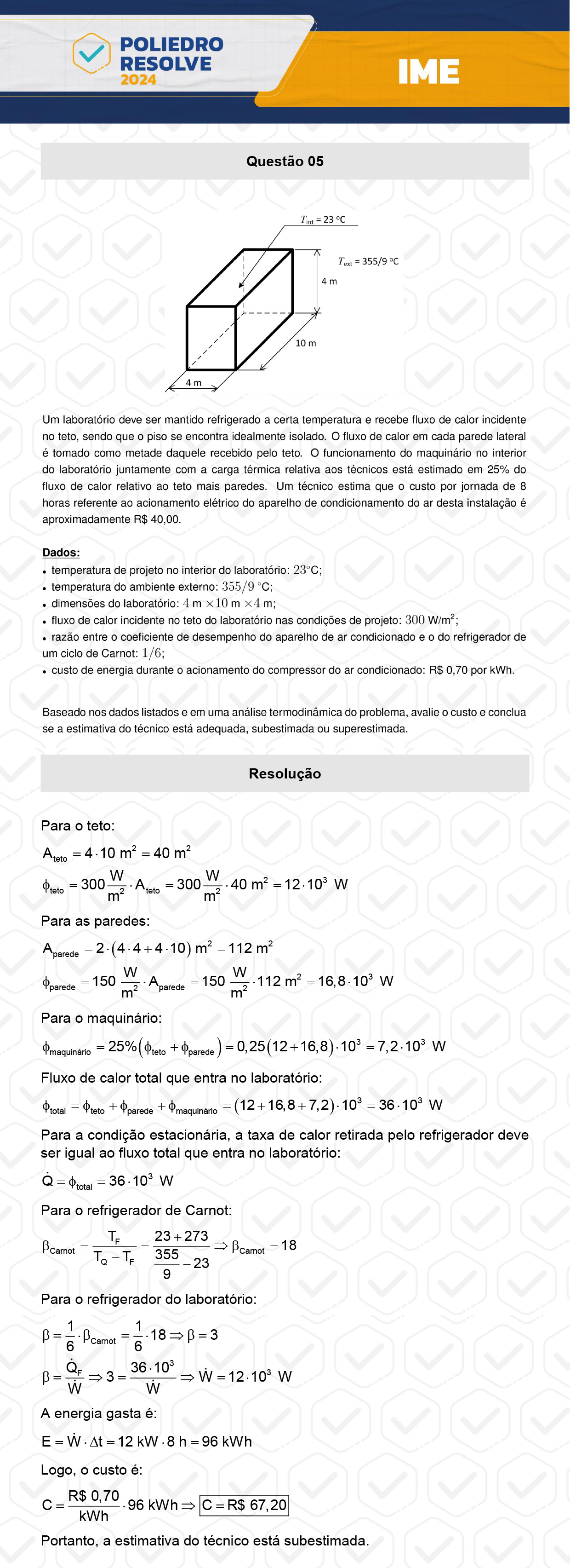 Dissertação 5 - 2ª Fase - 2º Dia - IME 2024