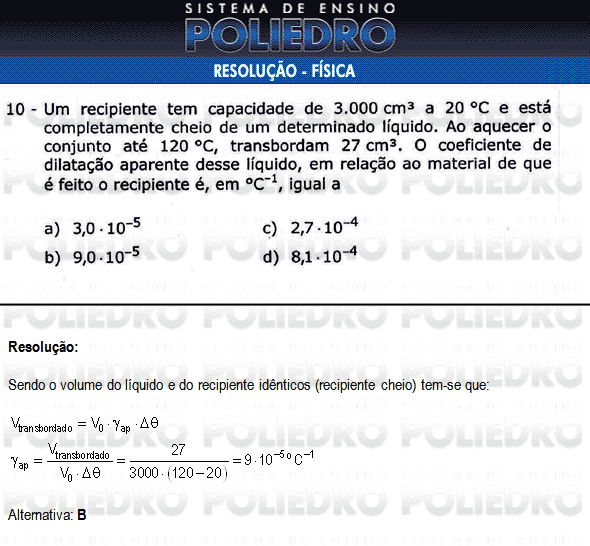 Questão 10 - Física e Português - AFA 2010