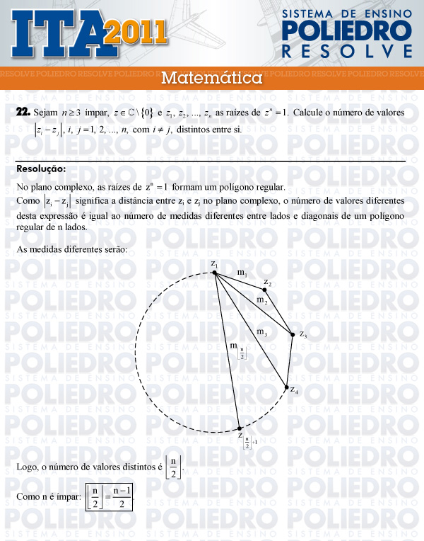 Dissertação 22 - Matemática - ITA 2011