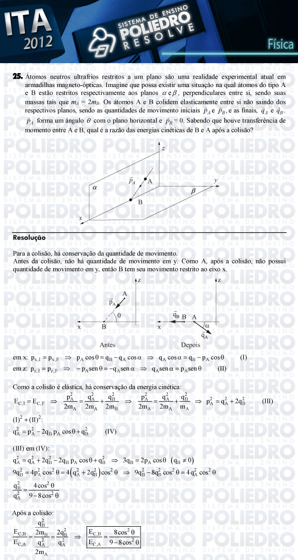 Dissertação 25 - Física - ITA 2012