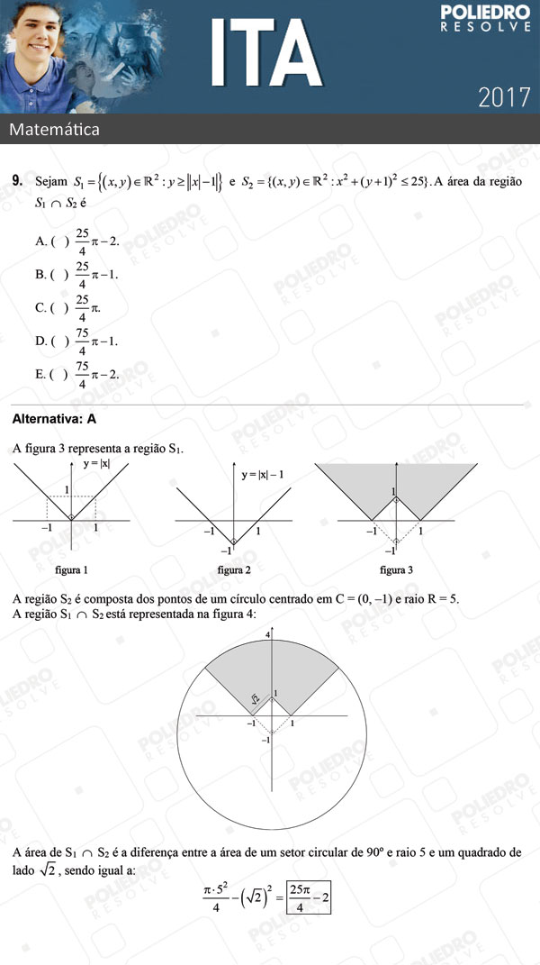 Questão 9 - Matemática - ITA 2017