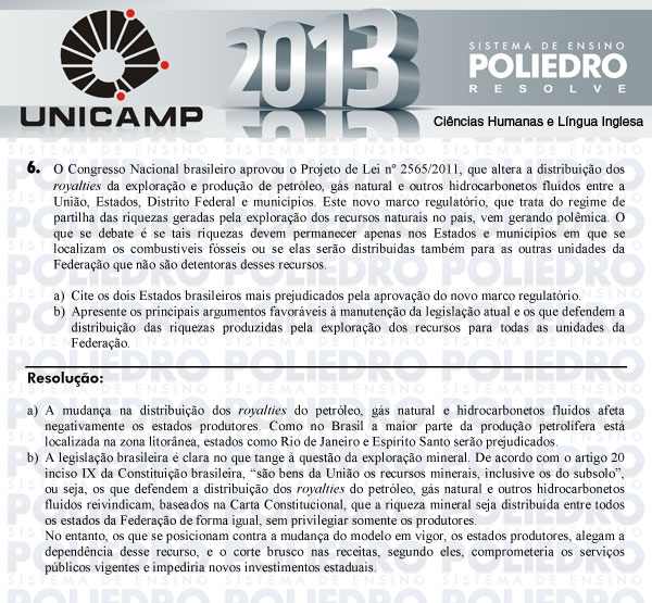 Dissertação 6 - 2ª Fase - UNICAMP 2013