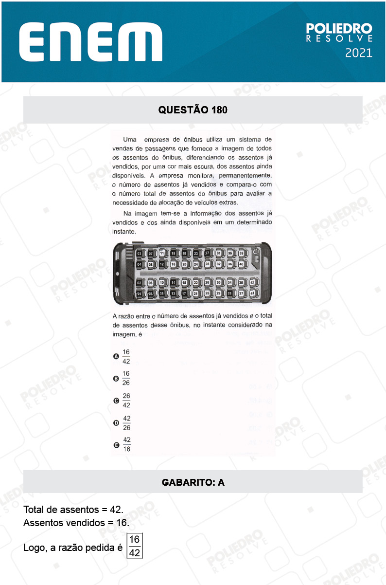 Questão 180 - 2º Dia - Prova Rosa - ENEM 2020