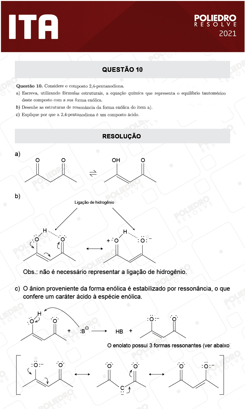 Dissertação 10 - 2ª Fase - 1º Dia - Mat/Quí - ITA 2021